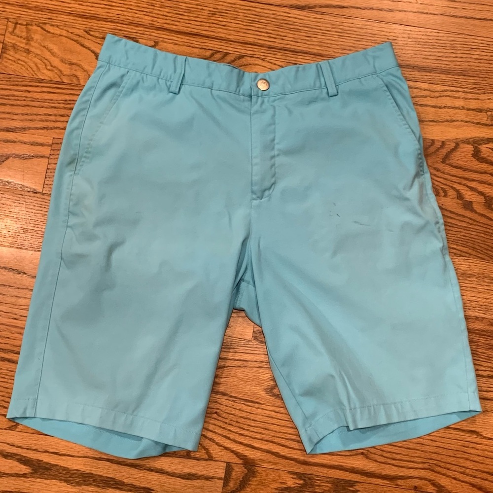 Puma Pounce ESS Golf Shorts 36 Aqua Blue